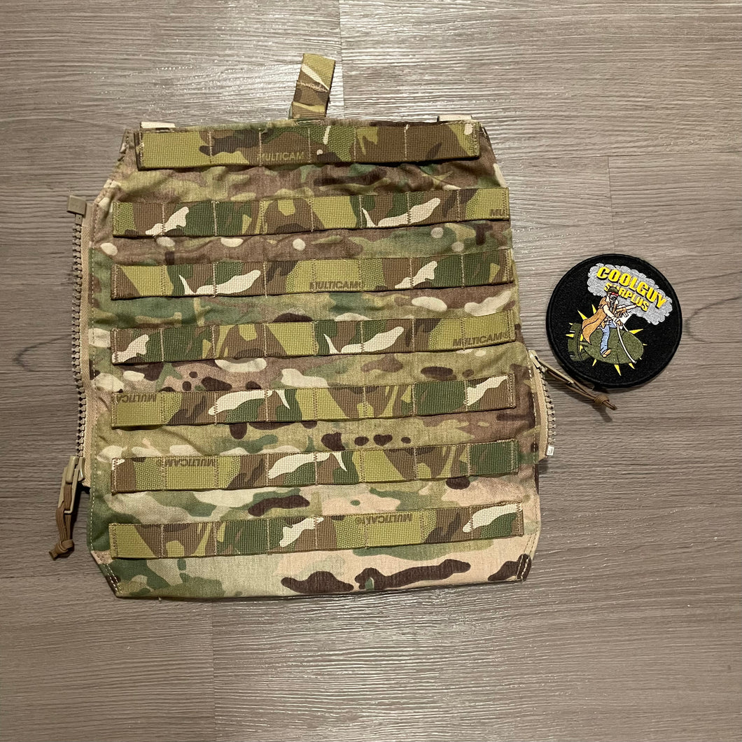 Crye Precision Multicam Large Molle Zip on back panel