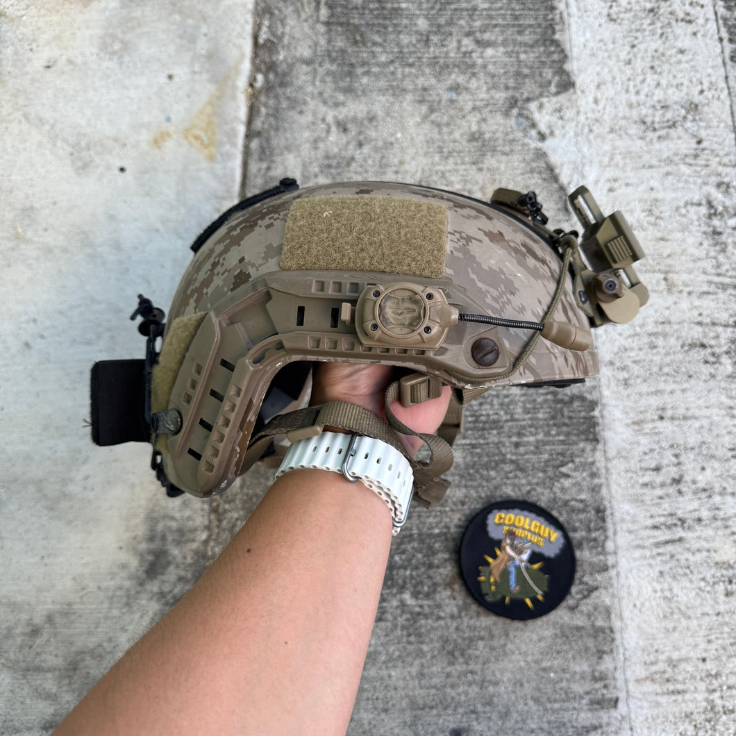 Opscore AOR 1 XL Maritime Helmet Setup WAFFLE