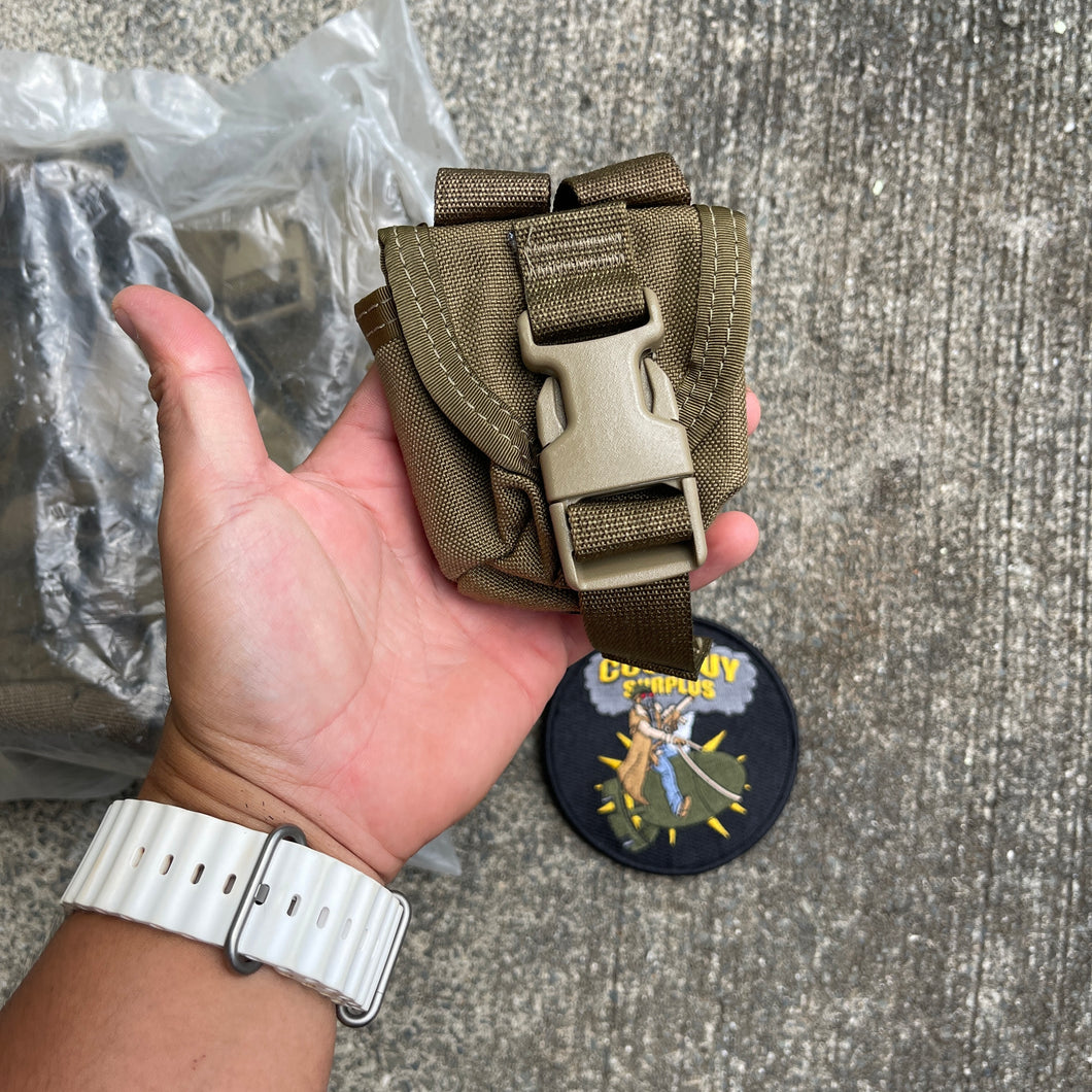 New Allied Industries USMC Coyote Brown Frag Pouch