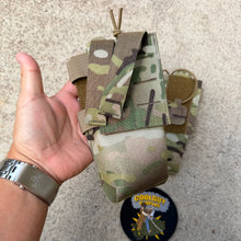 Load image into Gallery viewer, Laser Cut Multicam Radio Pouch
