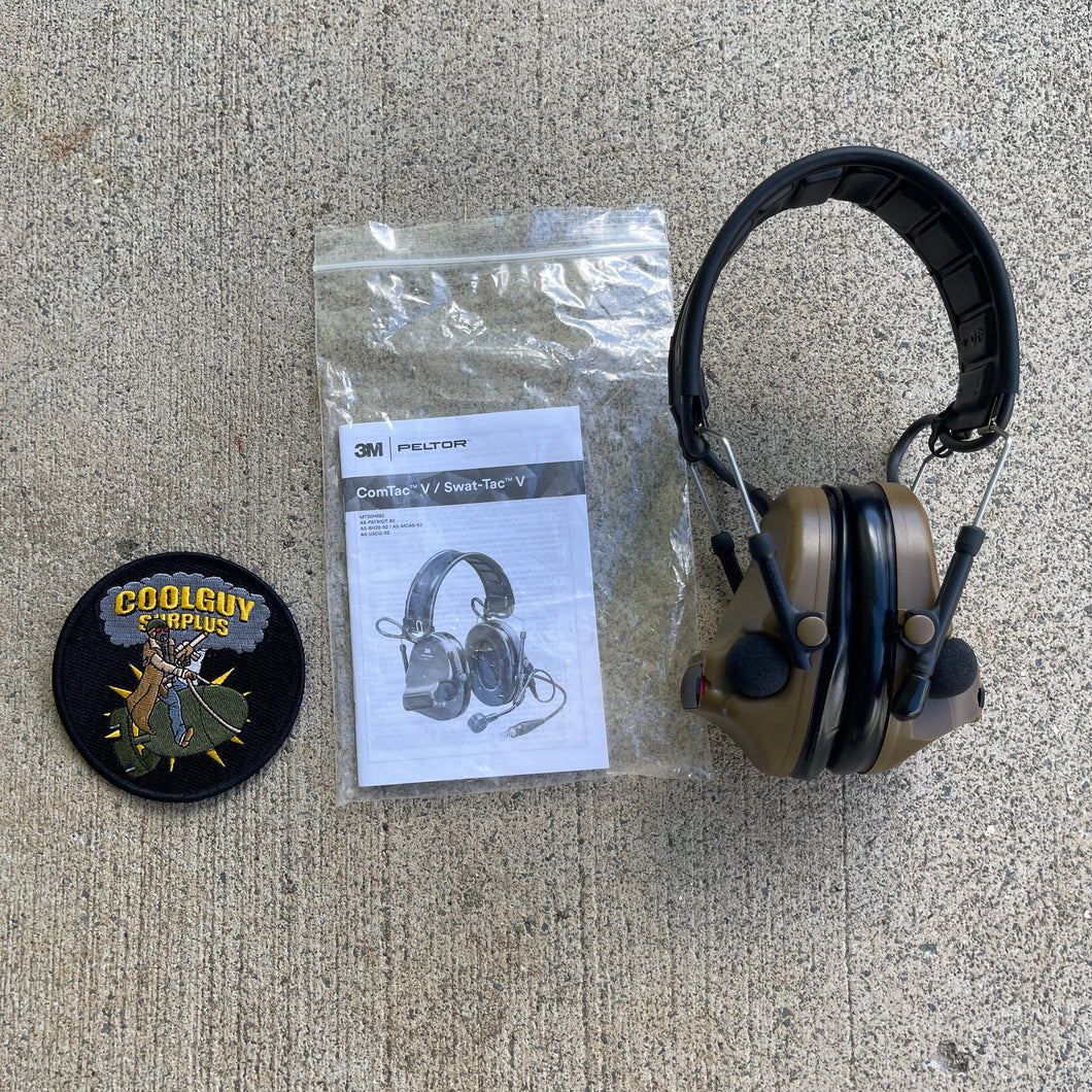 New Peltor Comtac V NON COMM Hearing Defender Headset