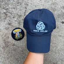 Load image into Gallery viewer, Wave Relay Navy Blue Dad Cap
