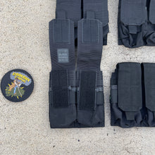 Load image into Gallery viewer, Surplus Police Trade in Blackhawk Black Adjustable Double Mag Pouch
