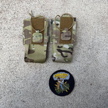 Load image into Gallery viewer, Laser Cut Multicam Radio Pouch
