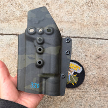 Load image into Gallery viewer, T.Rex Arms Multicam Black Ragnarok Holster for a 320 w/ Light
