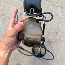 Load image into Gallery viewer, Peltor Tan Comtac V Single Comm Headset
