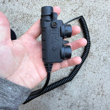Load image into Gallery viewer, TEA Universal Dual Push To Talk 10 Pin Coiled PTT Model E3-MK-REV3A
