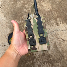 Load image into Gallery viewer, Laser cut Multicam Small Radio Pouch
