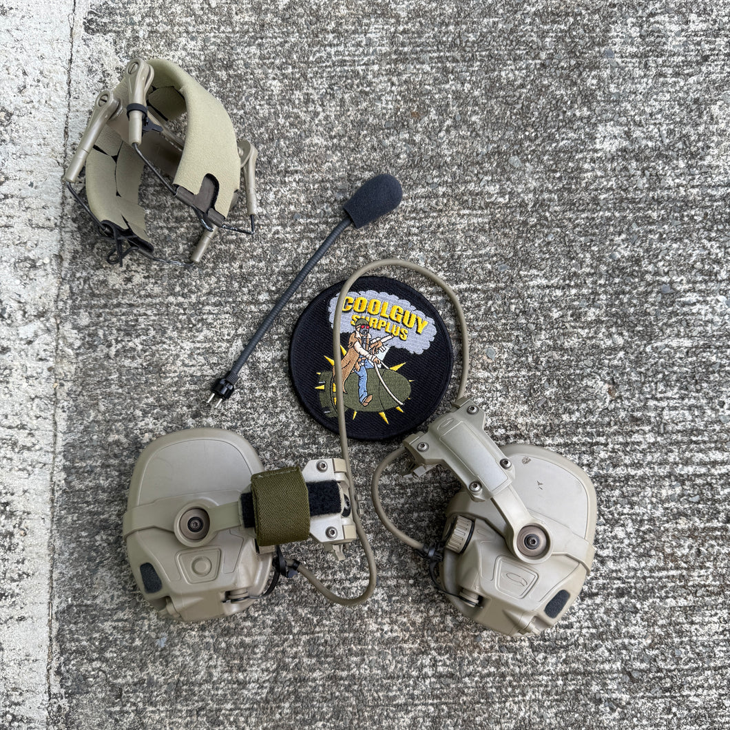 Opscore Tan Standard AMP Headset Setup Waffle