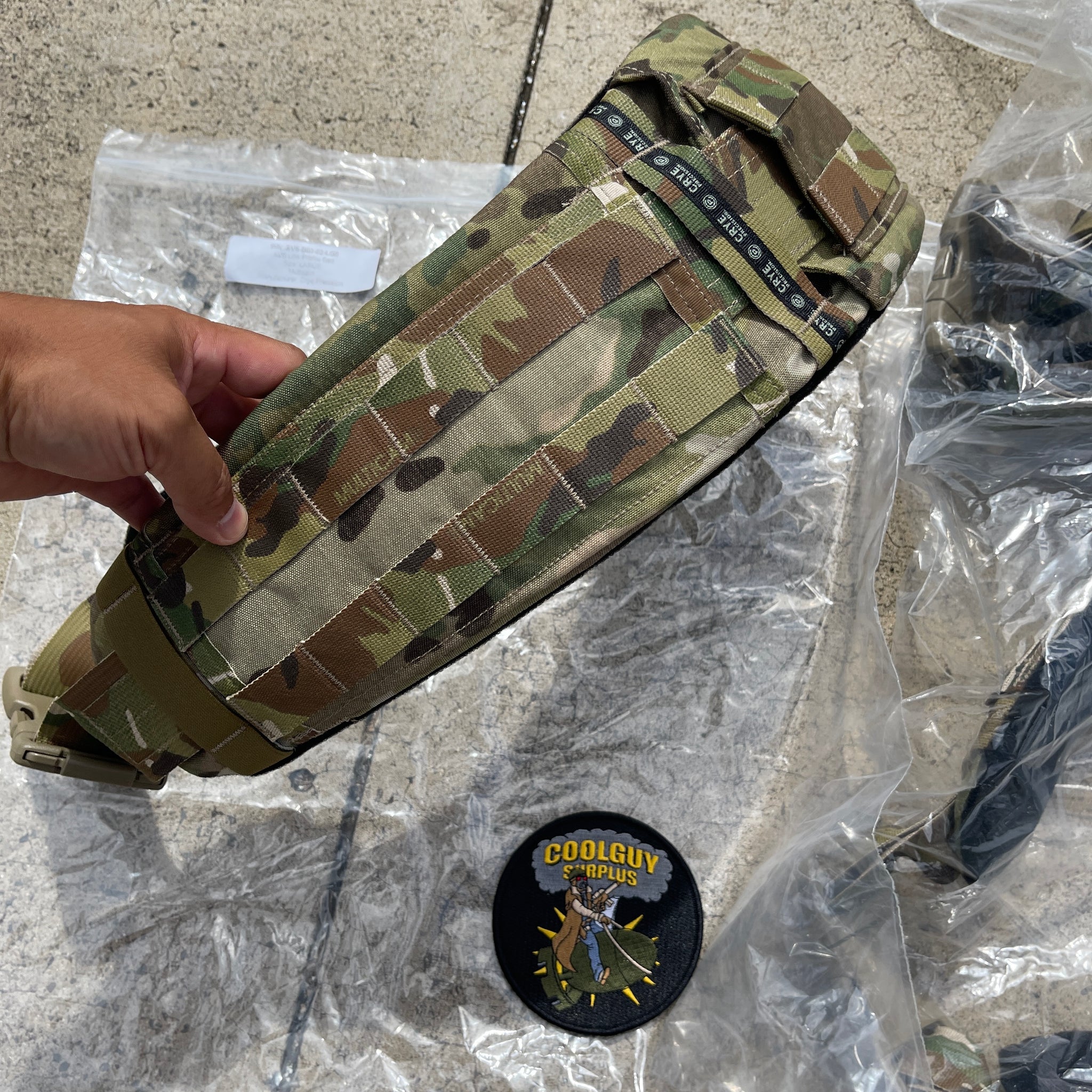 thumbnail image 2 of Crye Precision AVS MultiCam Low Profile Battle Belt - Size Medium, Pre-Owned Mint Condition 2 of 6