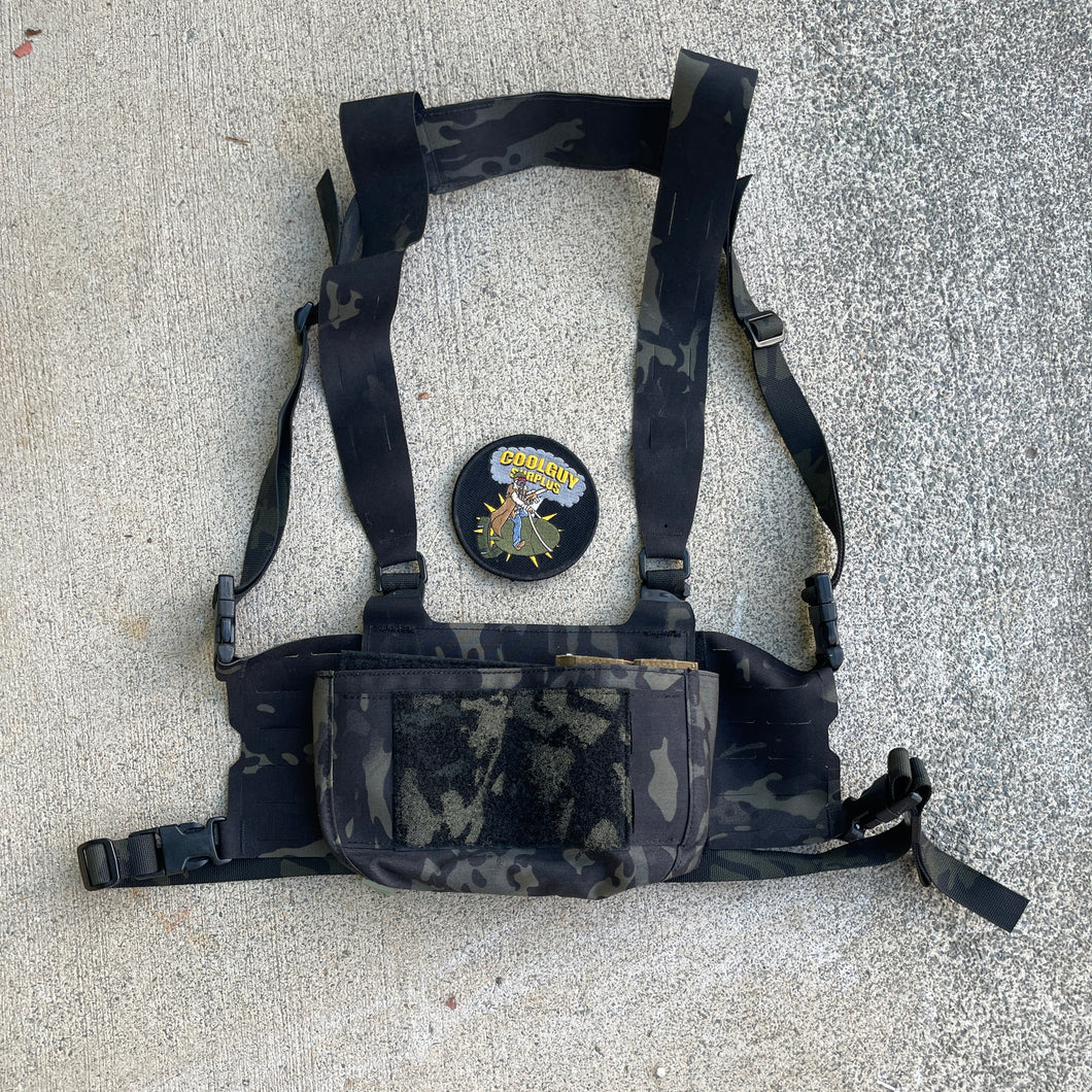 Ferro Concepts Multicam Black Chest Rig Setup