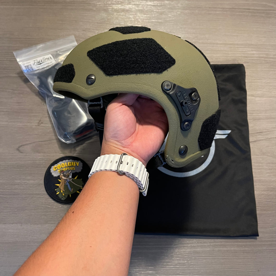 MTEK OD Green Size 1/A (M/L) Strike Ballistic Helmet