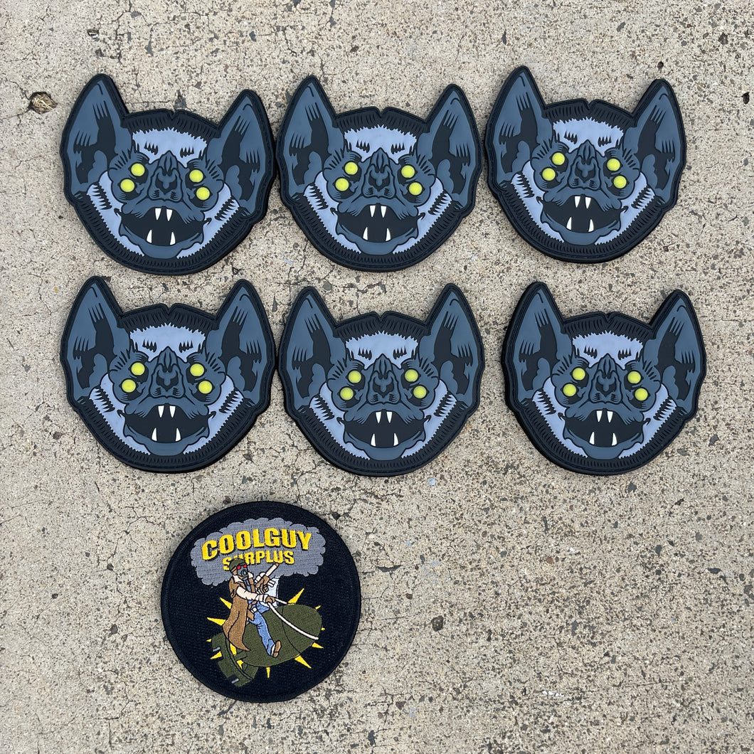 Glow in the Dark Microbat Systems PVC Patch