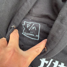 Load image into Gallery viewer, Finance and Maneuver XL Schizophrenic and Strapped Hoodie
