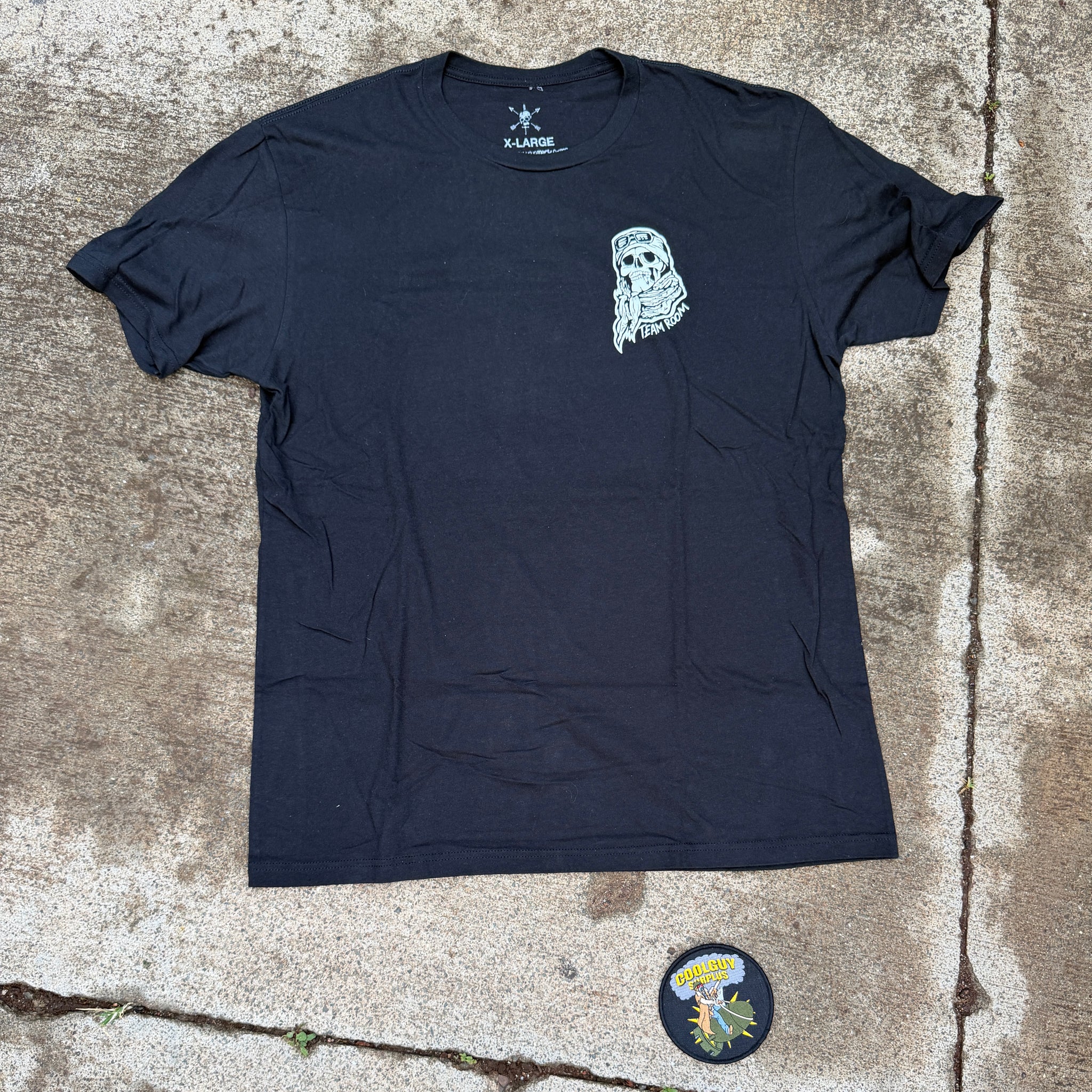 Team Room Designs XL Death is the only Adventure Shirt