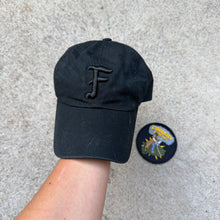 Load image into Gallery viewer, Forward Observations Group Black on Black F Hat
