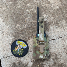 Load image into Gallery viewer, Laser cut Multicam Small Radio Pouch
