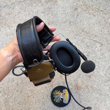 Load image into Gallery viewer, Peltor Tan Comtac V Single Comm Headset
