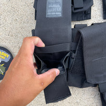 Load image into Gallery viewer, Surplus Police Trade in Blackhawk Black Adjustable Double Mag Pouch
