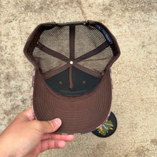 Load image into Gallery viewer, Flux Defense Leather Logo Trucker Hat
