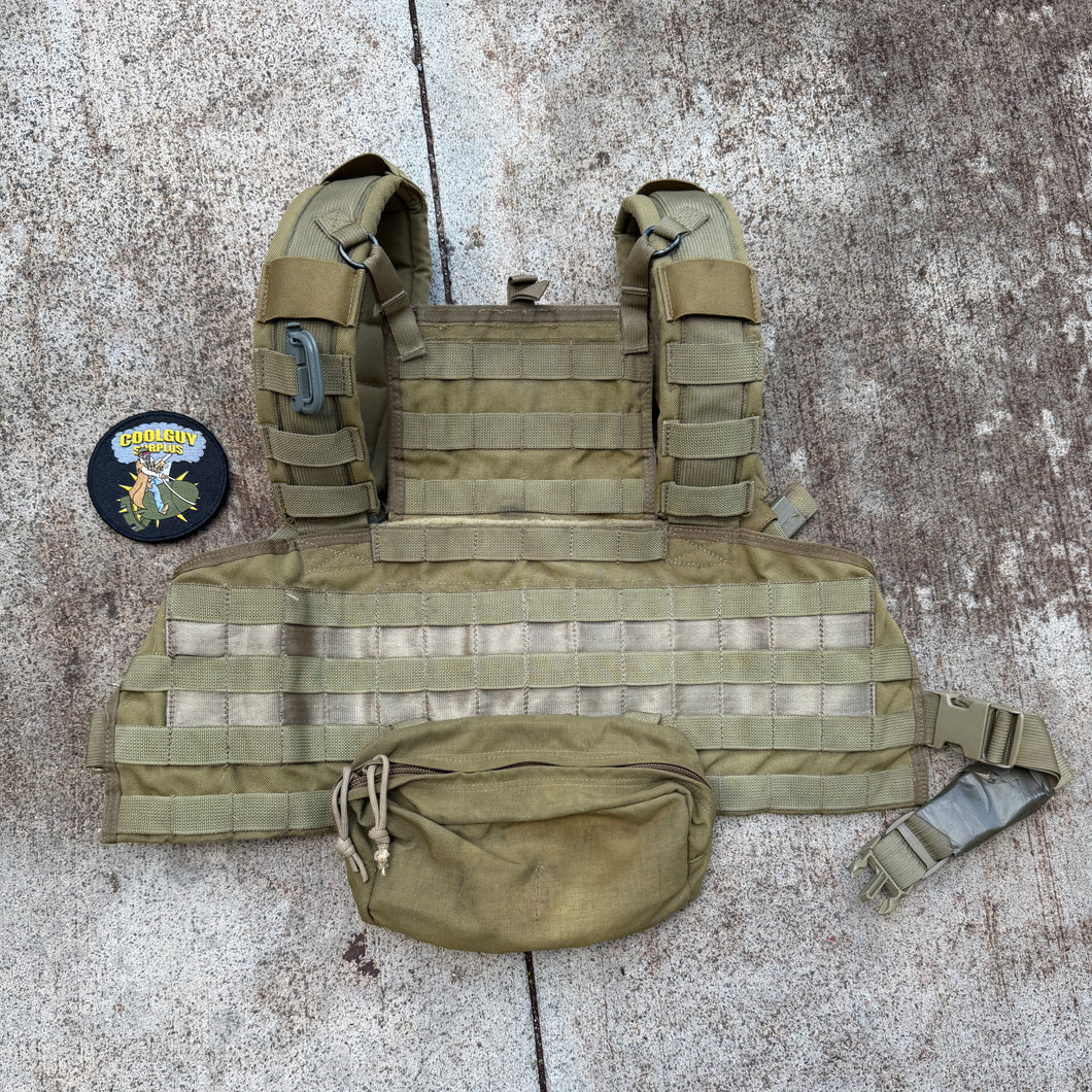 Eagle Industries Khaki RRV w/ Horizontal Utility Pouch