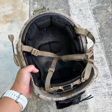 Load image into Gallery viewer, Opscore AOR 1 XL Maritime Helmet Setup WAFFLE
