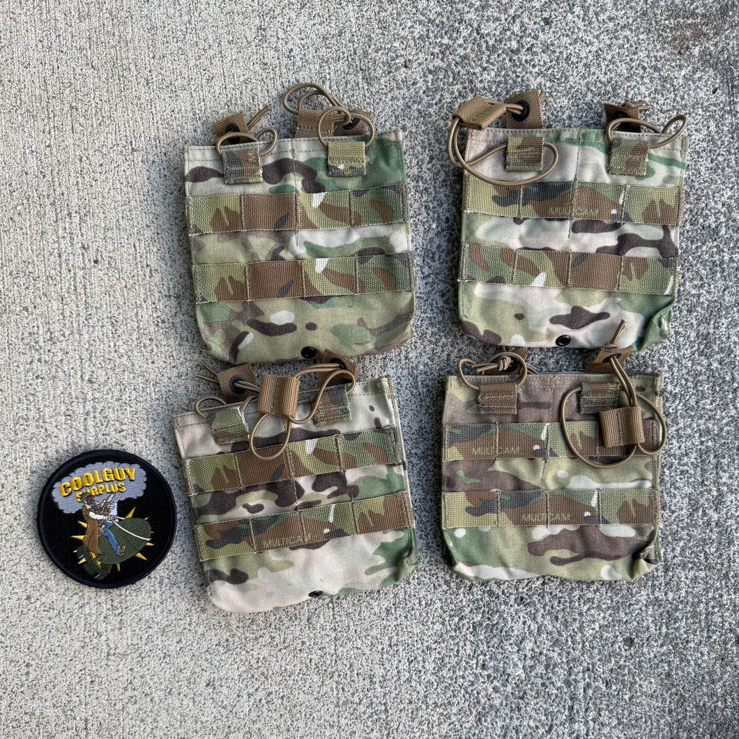 Tyr Tactical Multicam Danish Open Top Double Mag Pouch