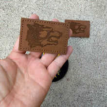 Load image into Gallery viewer, Forward Observations Group Leather Wolf Forty Patch
