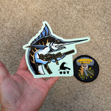 Load image into Gallery viewer, URT Funky Marlin Sticker
