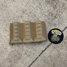 Load image into Gallery viewer, Blue Force Gear Coyote Brown Stackable Ten-Speed Triple Mag Pouch

