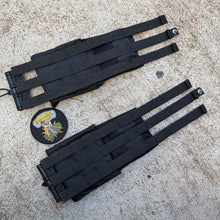 Load image into Gallery viewer, Spiritus System Black Size 2 Molle Tubes Cummerbund w/ Side Plate Pouches
