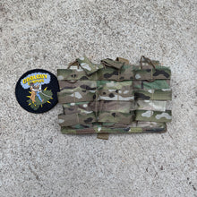 Load image into Gallery viewer, ATS Tactical Multicam Triple Mag Shingle Pouch
