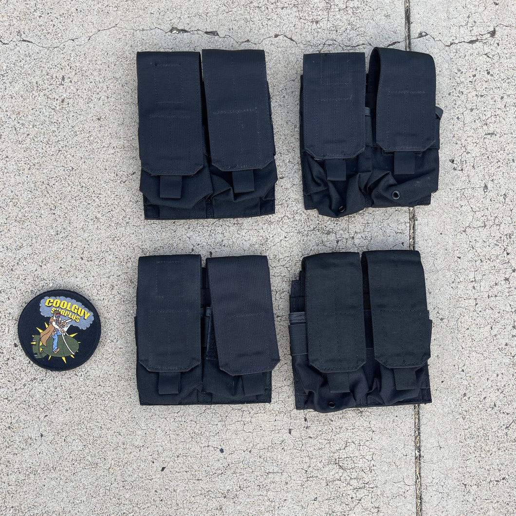 Surplus Police Trade in Blackhawk Black Adjustable Double Mag Pouch