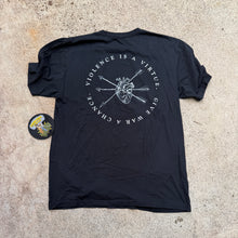 Load image into Gallery viewer, B Team Co XL Violence is a Virtue Shirt
