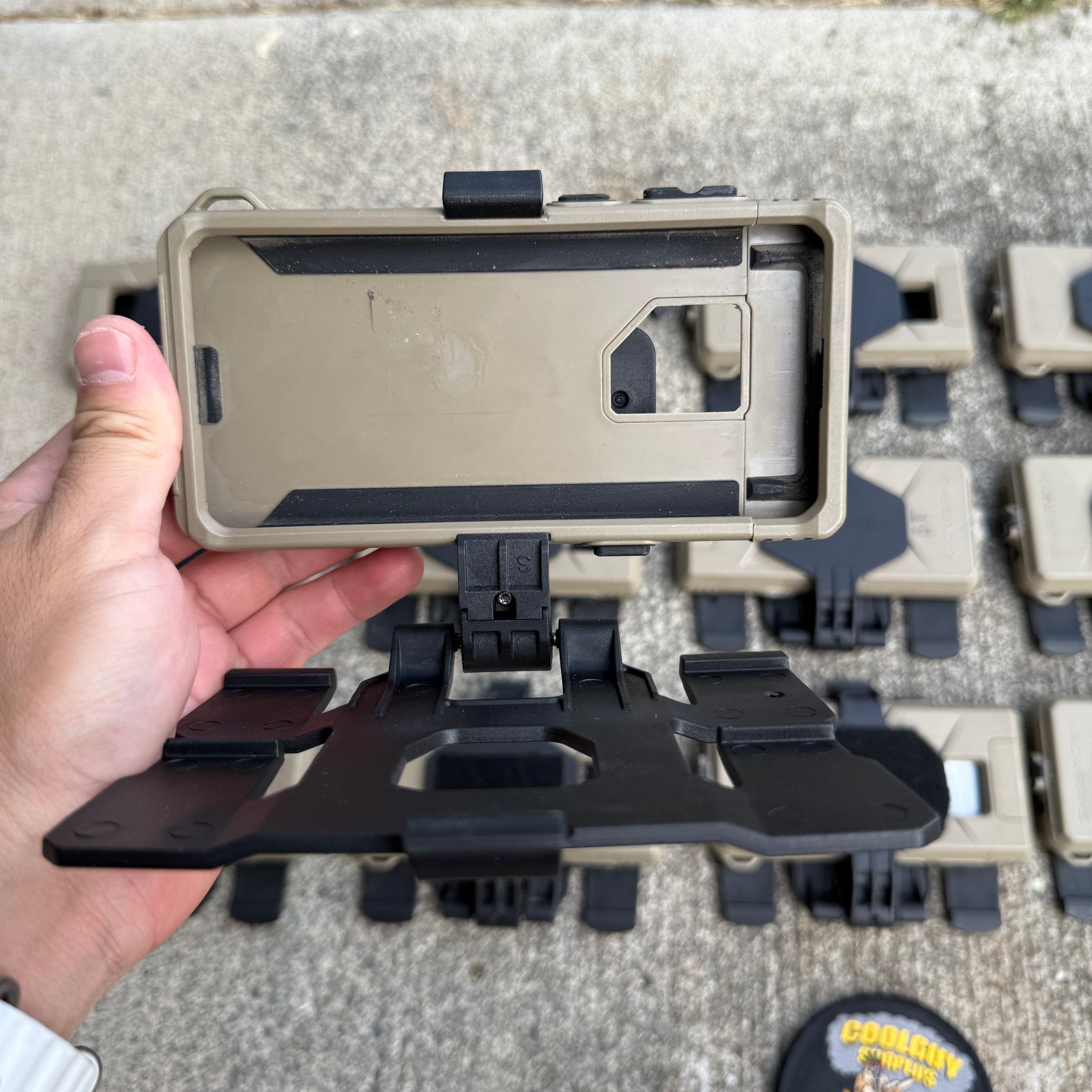 Surplus Kagwerks Tan Galaxy S9 Operator's Case Kit