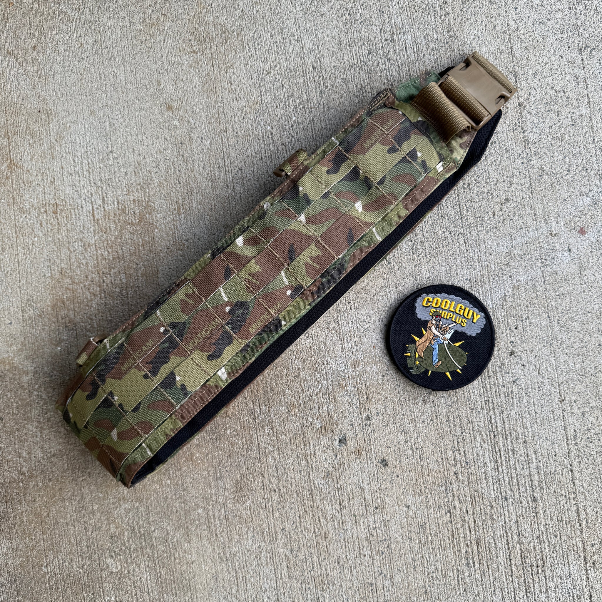 【実物¥12000】ATS War Belt-MultiCam ATS Tactical Multicam Large Molle War Belt + Insert Belt