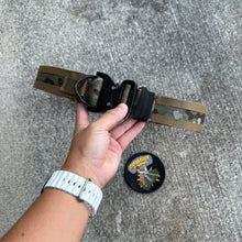Load image into Gallery viewer, Blue Alpha Multicam Size 32” 1.75” MOLLE Outer Battle Belt w/ D-Ring Cobra Buckle
