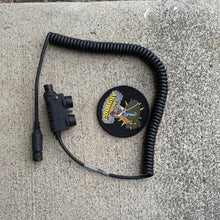 Load image into Gallery viewer, TEA Universal Dual Push To Talk PTT Model E3-MK-REV3A 10 Pin Black Coiled
