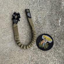 Load image into Gallery viewer, TAG Coyote Brown Frog Clamp Personal Retention Lanyard
